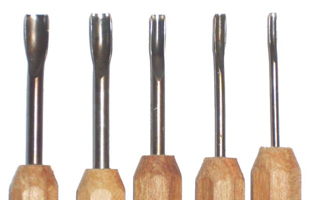 1580101 - Micro Gouge Set, Dockyard - bigfoot-carving-tools