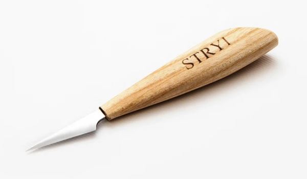 Detail Carving Knife, 1-1/2" (40mm), Stryi, bigfoot-carving-tools